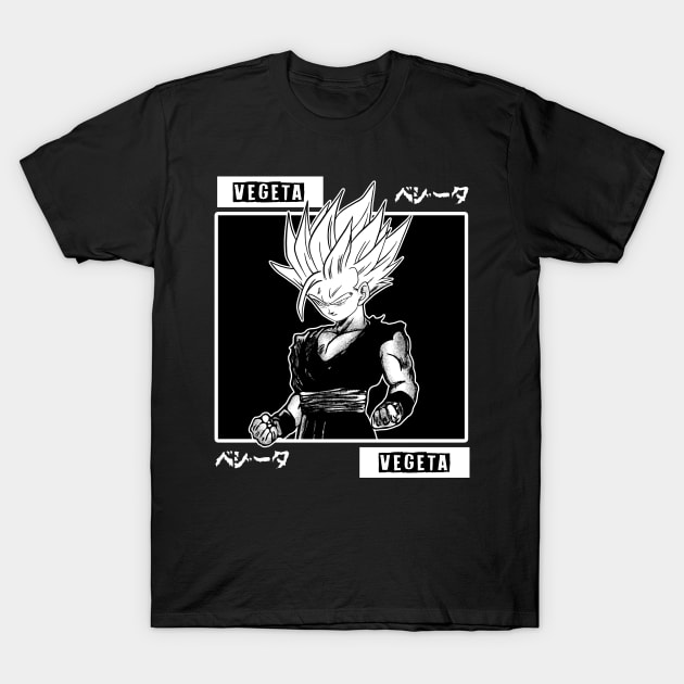 Vegeta 4 T-Shirt by kenyangsekali